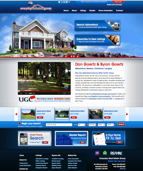 Everyday Real Estate Group website