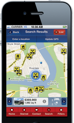 GPS Mobile Proximity Search